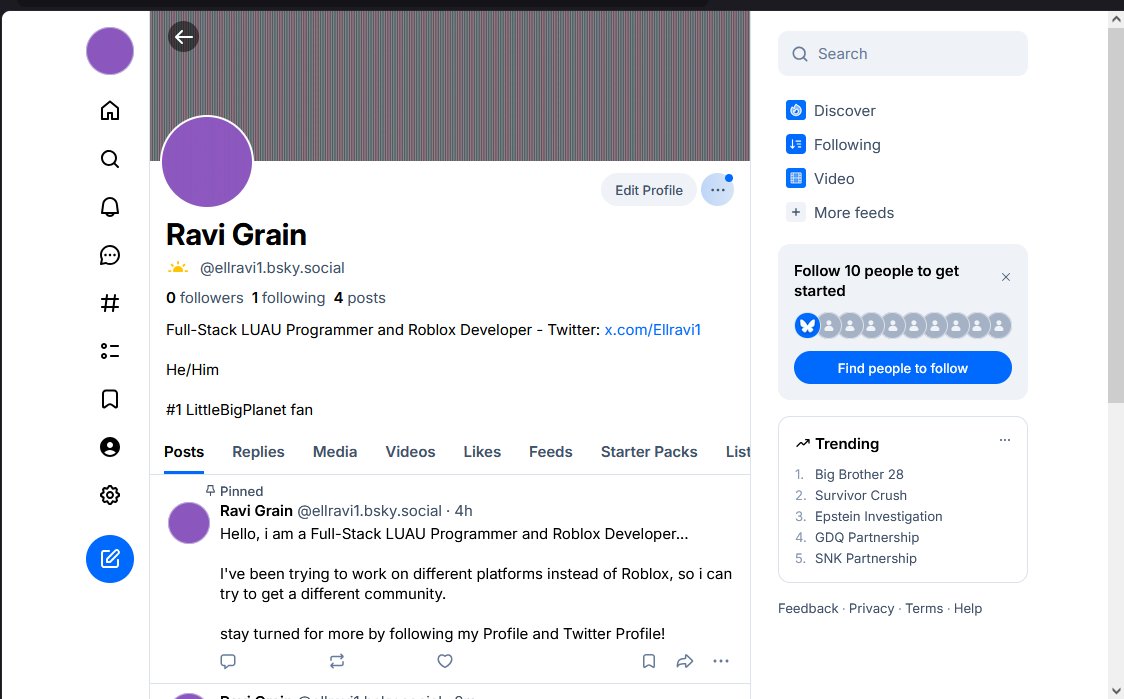 Ellravi1's tweet photo. Guess what? i have a BlueSky for those who don't have twitter!

I will also be posting there things, So stay turned for more by following me there! I've linked it to my bio if you want to follow me there.

Also i don't know why the banner and profile are like that, its so buggy https://t.co/KycyFWQxJP