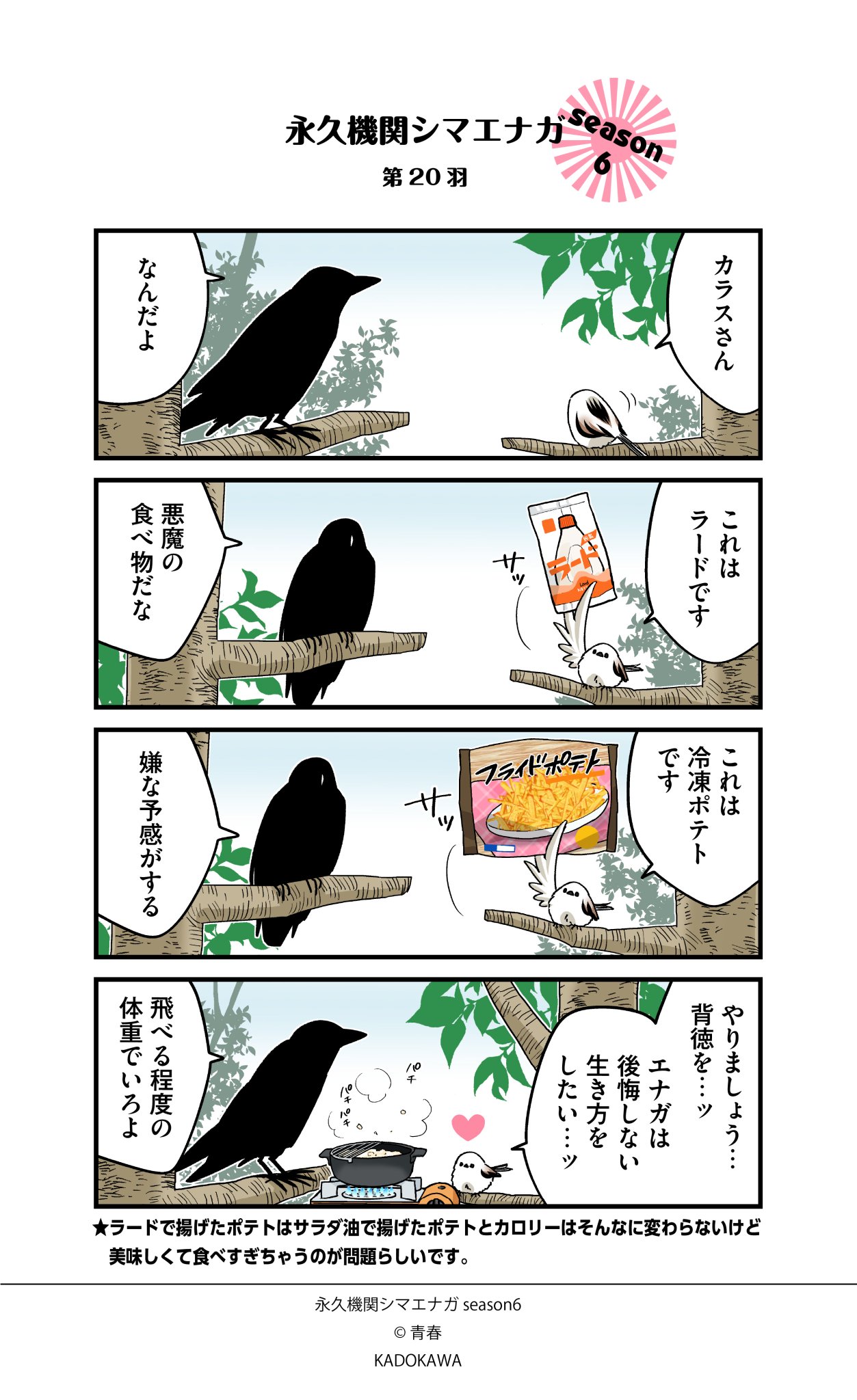 永久機関シマエナガ】シマエナガとカラスさん公式 on X: 