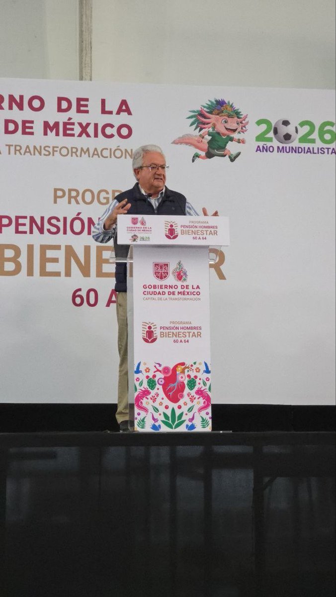 SEBIEN_cdmx's tweet photo. La Jefa de Gobierno, @ClaraBrugadaM , encabezó la entrega de más de 20 mil tarjetas de la #PensiónHombresBienestar, acompañada por el secretario @PabloYanesRizo . El programa ya beneficia a 110 mil hombres  en la Ciudad de México. #CapitalDeLaTransformación https://t.co/ROS26ObDhA