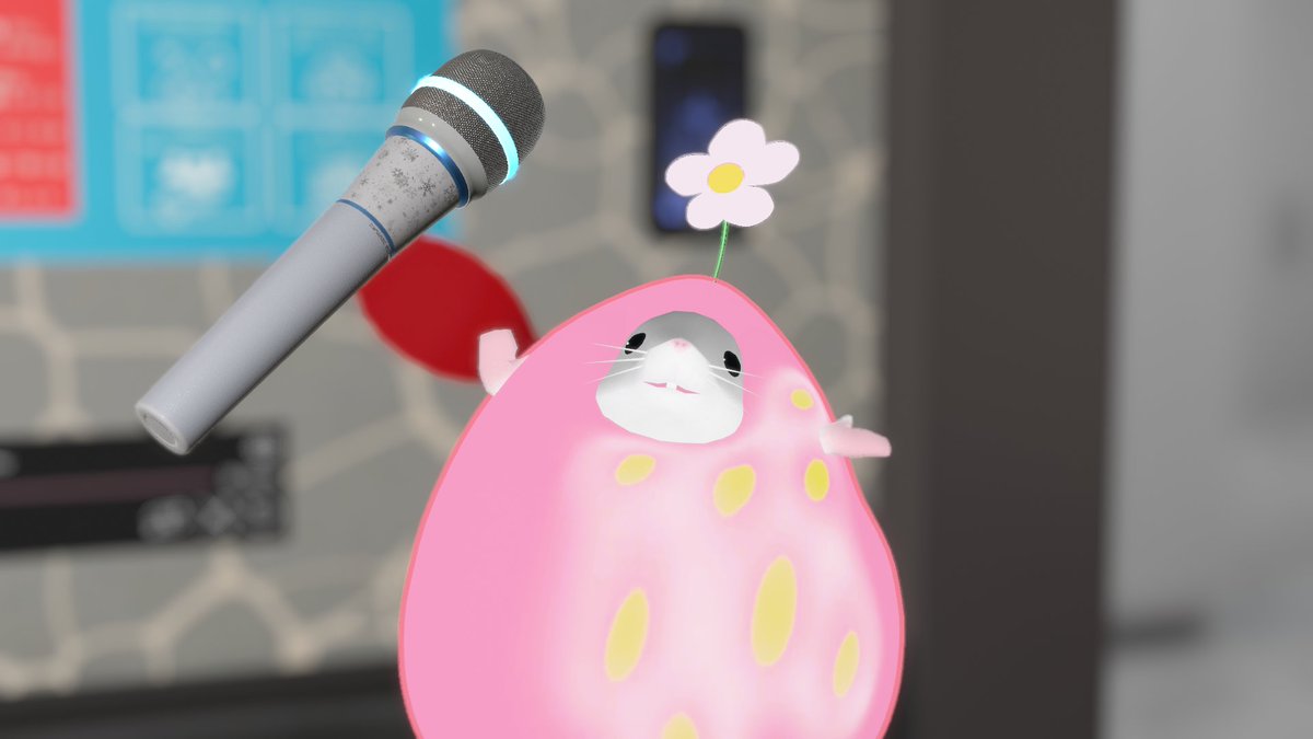 kisson2525's tweet photo. 「レンタルハムスター」
はじめてのカラオケでした🎤
皆、歌がうまくて感動！！
またきてね🐹

#VRCレンタルハムスター
#VRCハムスターグループ https://t.co/SkwbXJDS0W