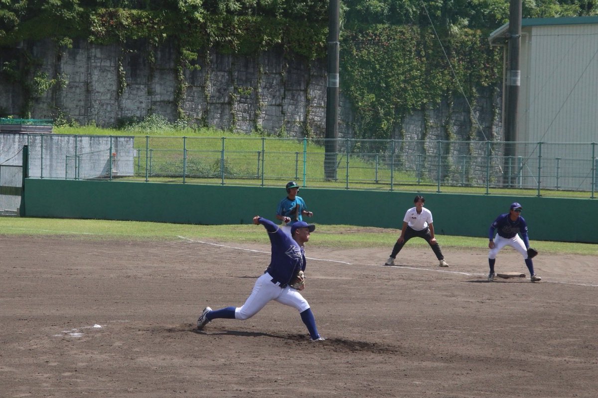 nifsbbc's tweet photo. GAME END✅
 【第15回九州地区大学野球連盟新人戦　鹿児島地区予選】
🗓️7月12日(日)
🆚第一工科大学
🏟️国分球場

第一工科大学
|000 010 0|=1
|310 300 1×|＝8
鹿屋体育大学

【投】小川
【捕】杉本

【3塁打】境出、杉本、横道、小田
【2塁打】境出

11月に熊本で開催される本戦へ出場いたします‼️ https://t.co/wwY15VZgQH