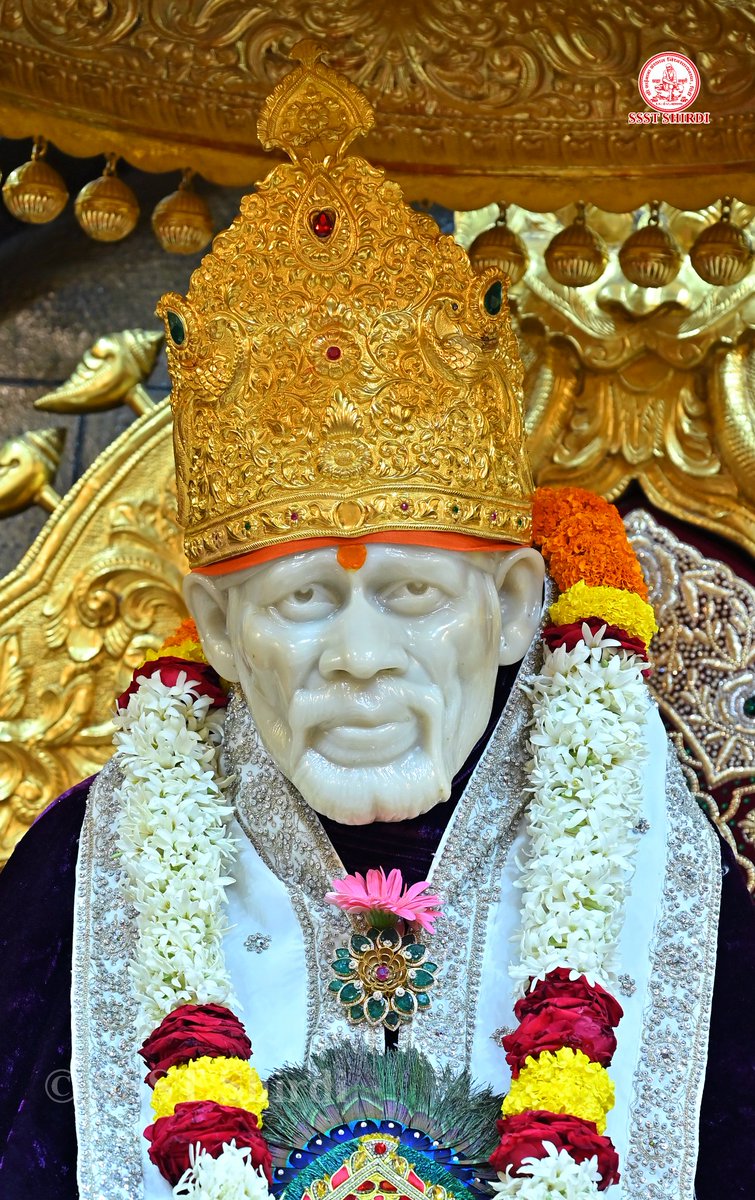 SSSTShirdi's tweet photo. *!! ॐ साई राम !!*
*श्री साईबाबा संस्थान विश्वस्त व्यवस्था,शिर्डी*
*!! ॐ Sai Ram !!*
*Shri Saibaba Sansthan Trust, Shirdi*
≈≈≈≈≈≈≈≈≈≈≈≈≈≈≈≈≈ 
*आरती :-शिर्डी माझे पंढरपुर*
*सोमवार १३ जुलै २०२६*  
*Aarti :-Shirdi Majhe Pandharpur*
*Monday 13 July 2026* https://t.co/A2Ugf7HrvU