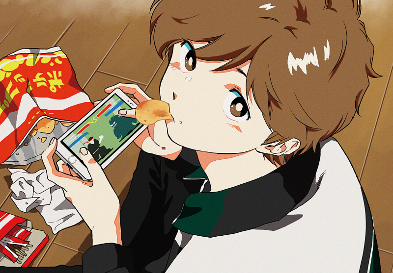 natsukki_s's tweet photo. all he does is eat https://t.co/HtfcXsBZUf
