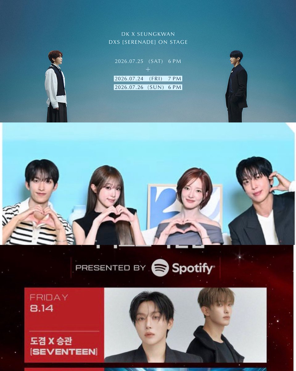 kyeominoori's tweet photo. dokyeom’s current 2026 schedule! #도겸 #DOKYEOM

 7/24-26 
dxs [serenade] on stage in kaohsiung

8/3
my remaining romance (10pm kst) 

8/14 
dxs at t1 home ground esports festival (4-4:30 pm kst) https://t.co/B05kwBMT7w
