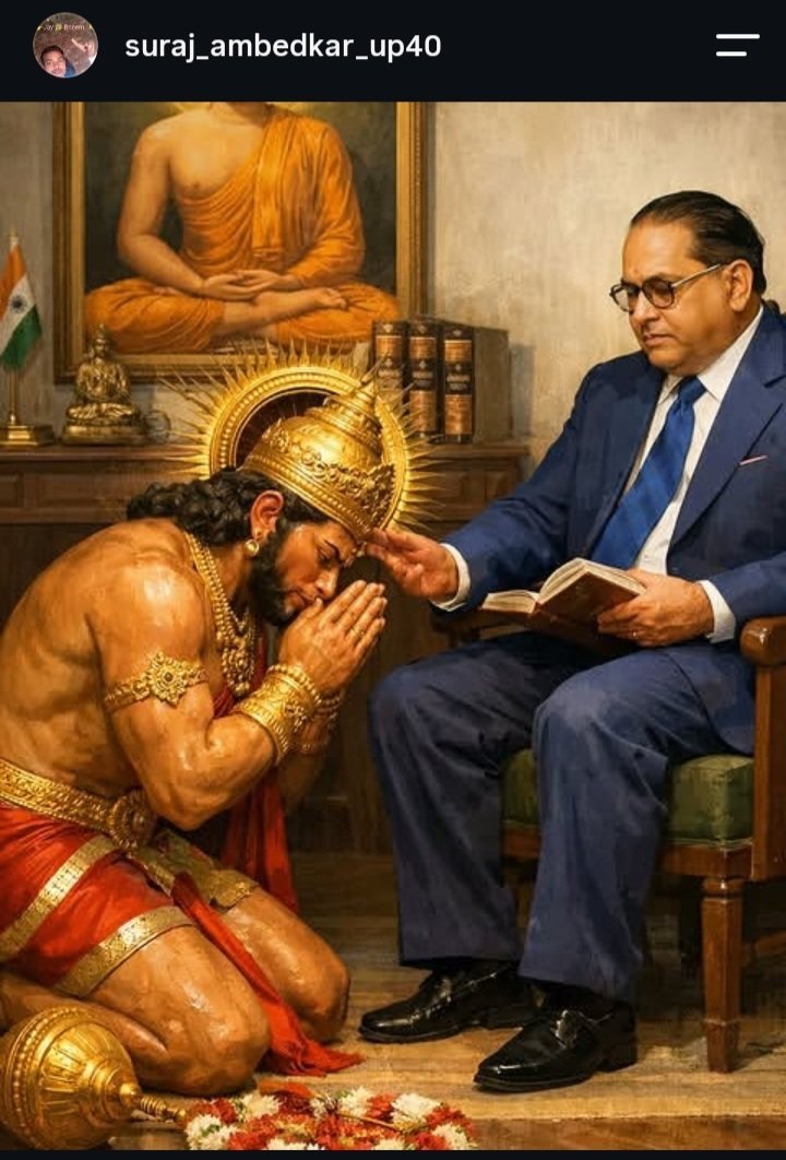 highcourtadvo's tweet photo. जब बाबा सकपाल ने खुद हिन्दू देवी देवताओं का अपमान किया था और संविधान का विरोध किया था तो भला उसके समर्थक कैसे देवी देवताओं और संविधान का सम्मान कर सकते हैं।बहराइच का रहने वाला बाबा सकपाल का यह समर्थक भला कैसे देशभक्त बनकर संविधान का सम्मान करेगा,,।

बाबा सकपाल के बताये हुए रास्ते पर चलते हुए यह लड़का न सिर्फ देश का विरोध करता है बल्कि अपने गंदे आचरण द्वारा संविधान का भी लगातार अपमान करता है।