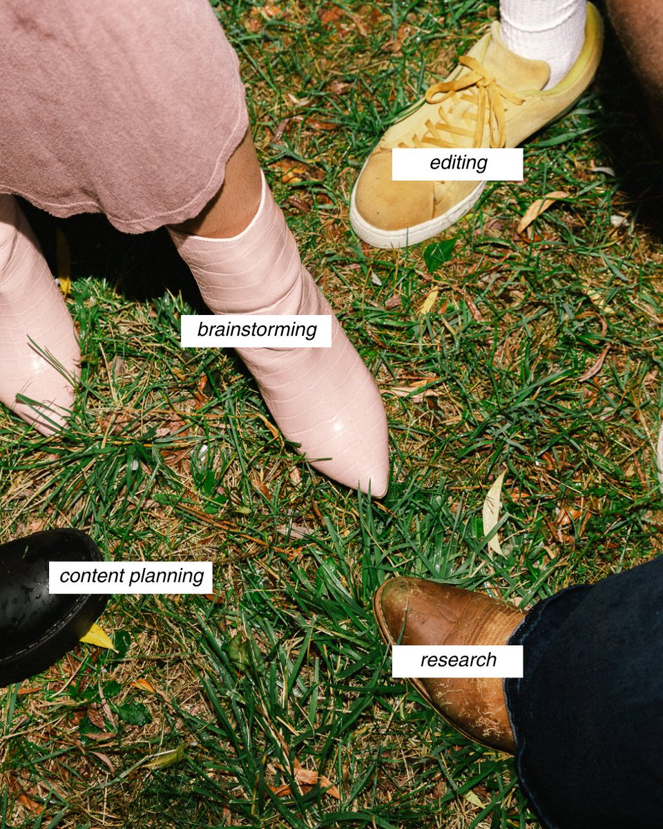triniese63's tweet photo. Social media management takes a village—or at least a lot of different hats! 👟 From research and brainstorming to content planning and editing, every step counts to build a strategy that works. 📊

Which step takes up most of your time? 👇

#SocialMediaStrategy #ContentCreation https://t.co/v1UXUu6oW8