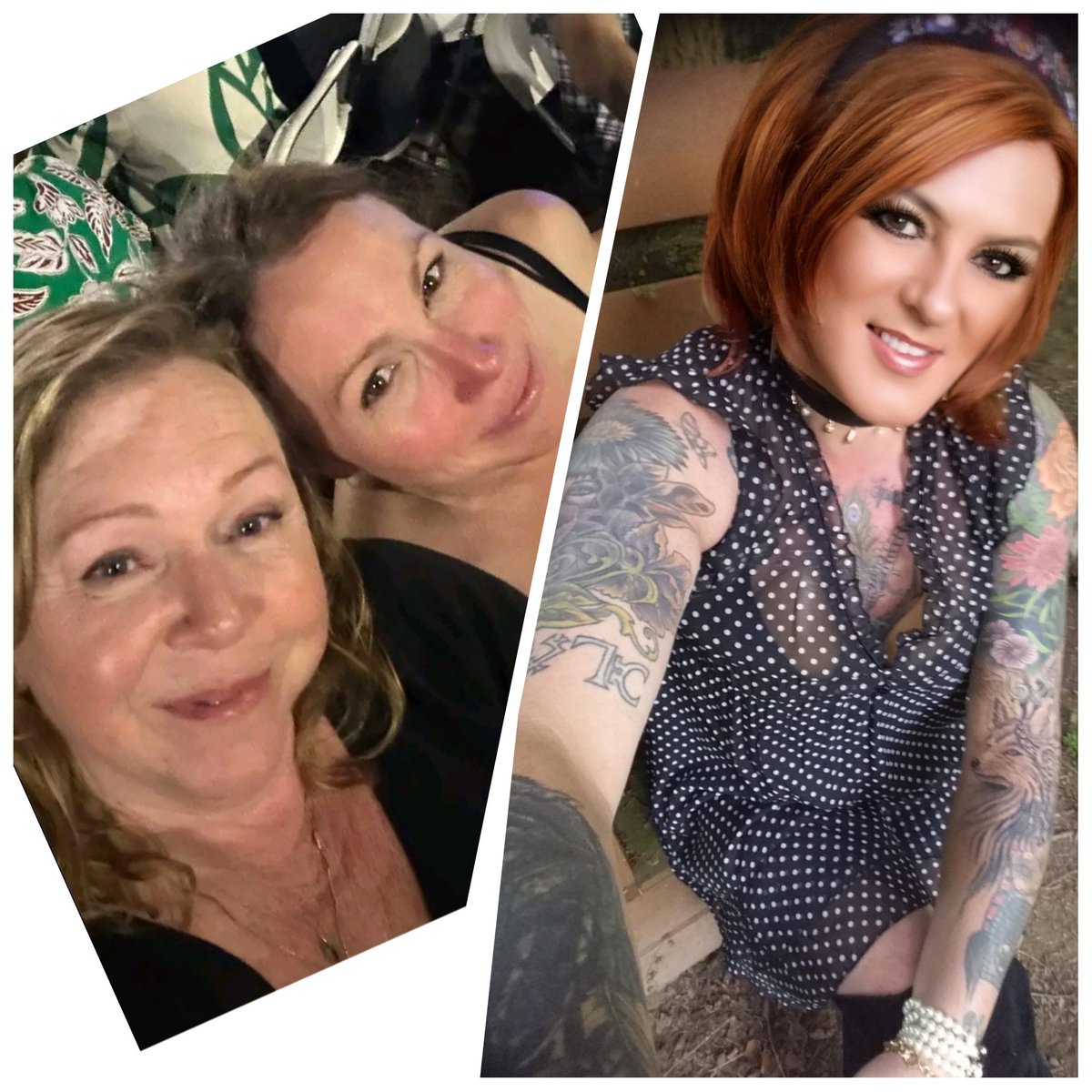 SaorsaCuck's tweet photo. Stef Goldie 
I had lots of female cousins and always wanted to be feminine and pretty like them. Cousins Alison and Jennifer and yours truly now Saorsa. https://t.co/DKs3KS2BmT