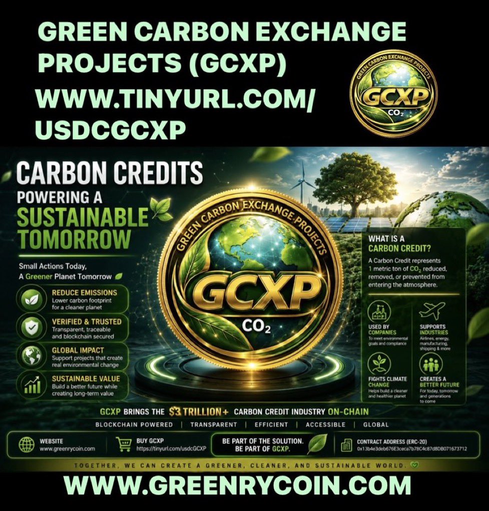 alpahastorm's tweet photo. Every day, more people are discovering the value of Carbon Credits.

The future of environmental markets is worth paying attention to.

🌍 #GCXP #CarbonCredits #RWA. https://t.co/TFIuimRzpS