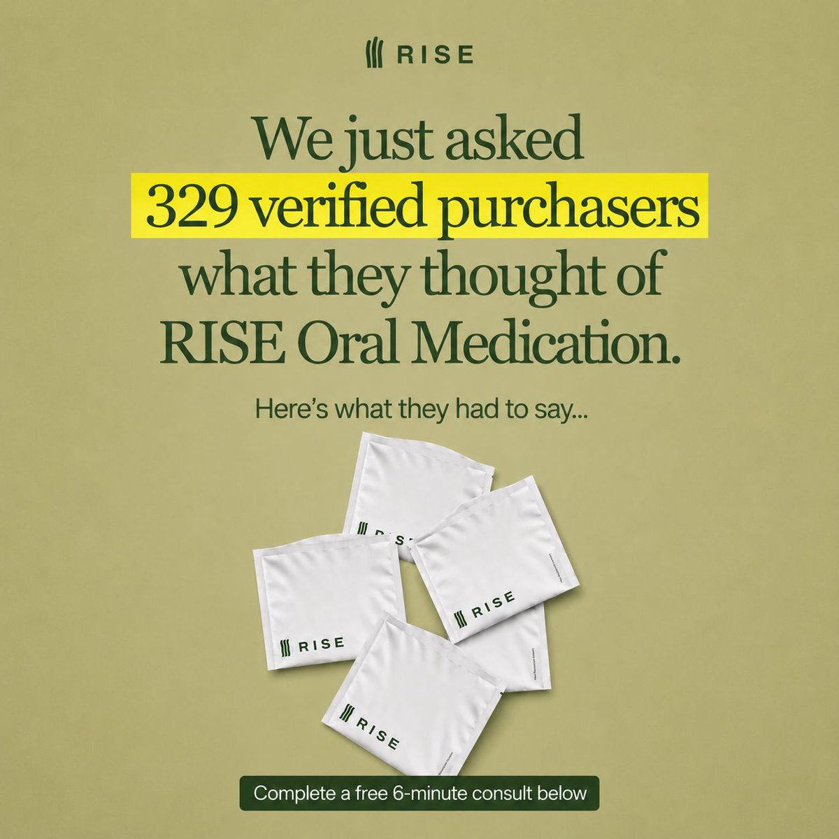 tryriseofficial's tweet photo. 329 verified customers shared their experience with Rise, and the results speak for themselves.

We asked real customers what they thought after adding Rise to their routine. Swipe through to see what they had to say.

Ready to start your own hair growth journey? https://t.co/KHL2PW4RPq