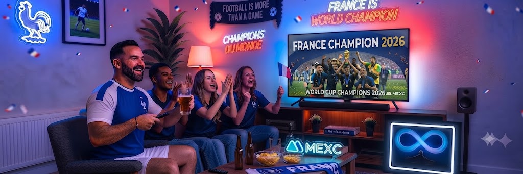 roberta011198's tweet photo. The only thing better than a World Cup win is watching it with the community! 🇫🇷⚽️ Huge vibes tonight as we celebrate the champions. Just like in the markets, it’s all about staying focused, holding your position, and cheering for that ultimate win! 📈 #MEXC https://t.co/x0wpAbHeoO