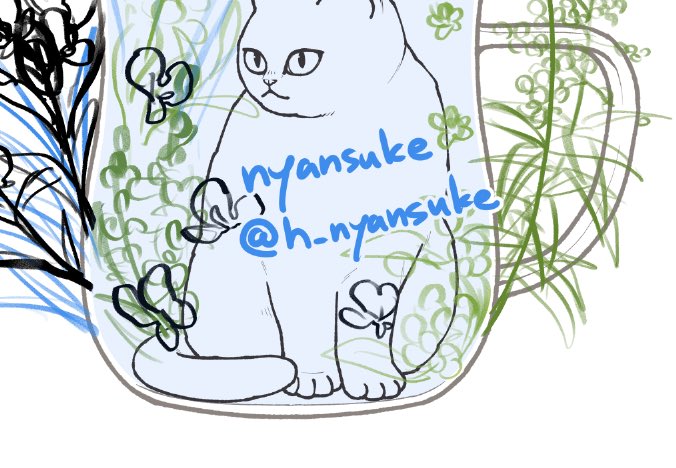 h_nyansuke's tweet photo. おはようございます🐱
引越し準備があまり進んでないのでなんとかやる気を出して荷造り進めなきゃ､､､と思いながら荷造り放置で絵を描いてしまう https://t.co/zHtaFgjpAi