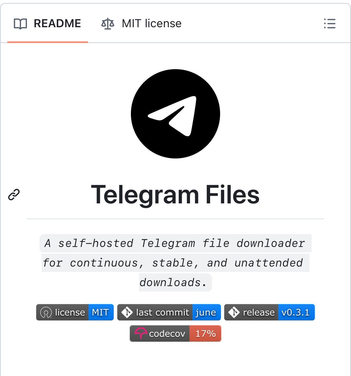 UnTalNixon_exe's tweet photo. ¿Cansado de que Telegram te coma todo el almacenamiento y tengas que descargar todo manualmente?

Este proyecto open source te da tu propio downloader profesional:

✅ Descargas automáticas de canales y grupos  
✅ Múltiples cuentas al mismo tiempo  
✅ Interfaz web moderna (PWA)  
✅ Previews instantáneos + transfer automático  
✅ Todo en Docker (1 comando)

Si descargas mucho contenido de Telegram… esto te va a cambiar la vida 🔥

Repo en comentarios 👇