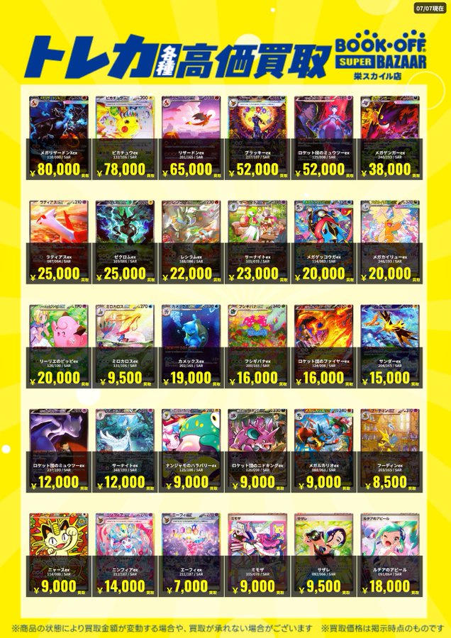 ✨高価買取情報✨ SARを買取強化中です🔥 メガカイリューex (246/193