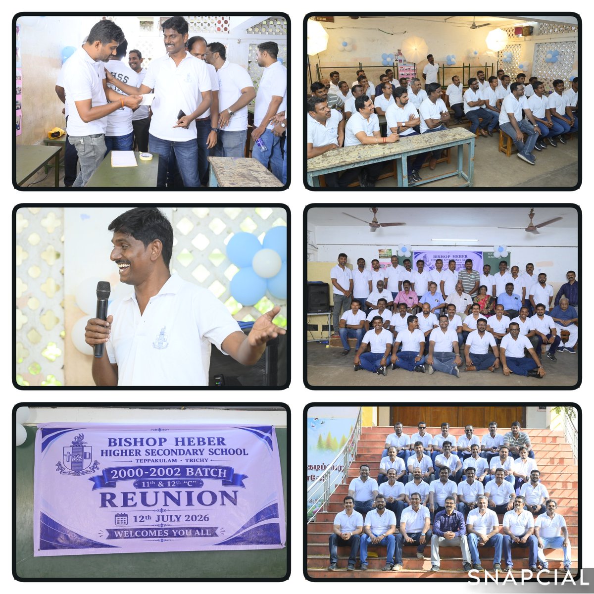 Saravan47588839's tweet photo. திருச்சி, பிஷப் ஹீபர் பள்ளியில் 11,12 ஆம் வகுப்பு படித்தேன்.  24 ஆண்டுகளுக்கு பிறகு ஆசிரியர்கள், நண்பர்களோடு சந்திப்பு,

மருத்துவர், என்ஜினீயர், வெளிநாட்டு நிறுவன வேலை, திரைப்பட இயக்குனர், Business, அரசு வேலை என ஒவ்வொருவரும் Settle ஆகியிருப்பது கண்டு மகிழ்ச்சி... https://t.co/mepAgxp7Yl