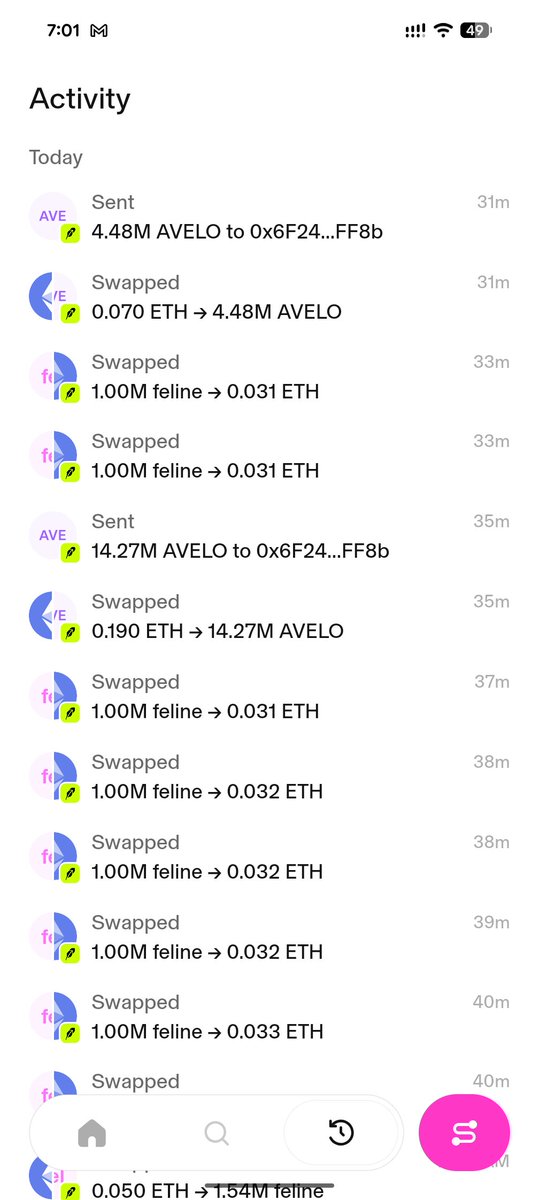 degensyed110's tweet photo. Hello CT I  just got misunderstood or @Uniswap did a mistake what's  this I swapped Avelo and it got  sent  to burn address how  is that  even possible????

I didn't did that ??

@Uniswap answer  please it was $500 dollars and now it's worth $65  Usd but my question is below https://t.co/f6SOwRwzYg