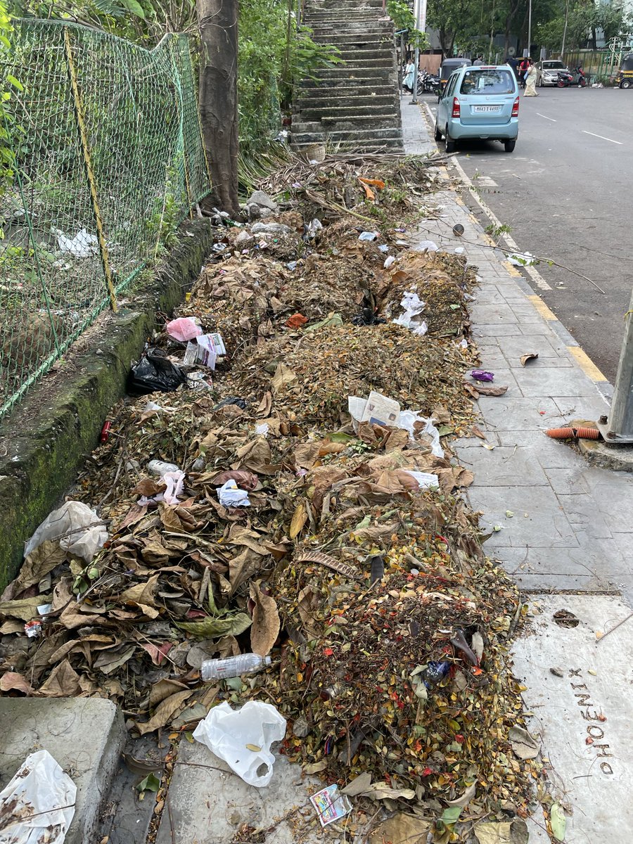 mariakauriam's tweet photo. Good morning from a #landfill earlier known as a #footpath in #Sanpada #Sector8 #NaviMumbai https://t.co/fZQ1OakTdP
