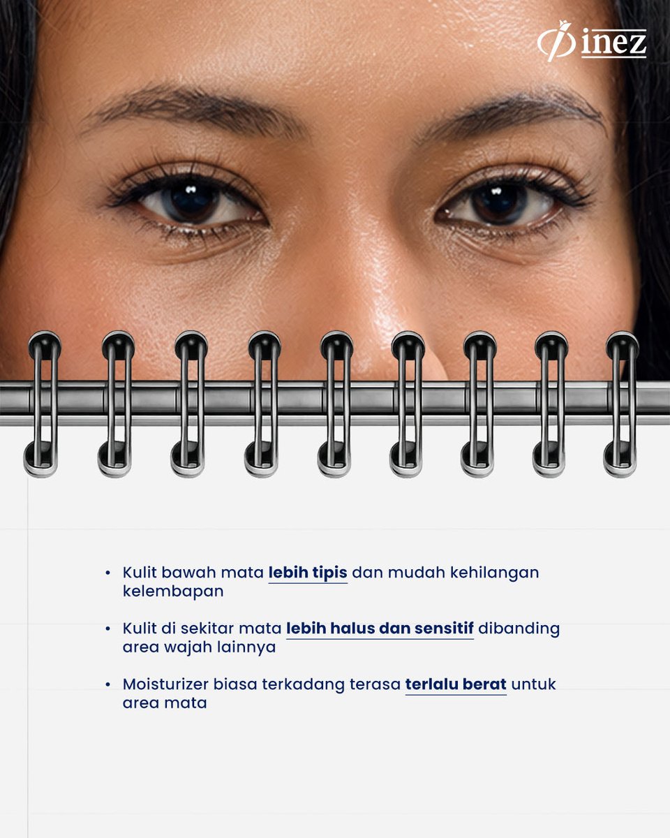 _skinbyinez's tweet photo. Siapa yang masih anggap area mata itu gak wajib buat dirawat? kamu salah besar !!

Yuk, mulai aware sama area mata juga🥰

#inezskincare #inezcosmetics #thelegendkeepsgettingbetter https://t.co/yvOotIYTBI