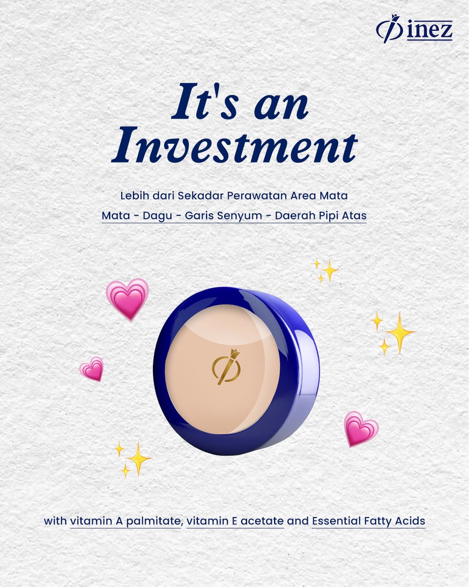 _skinbyinez's tweet photo. Siapa yang masih anggap area mata itu gak wajib buat dirawat? kamu salah besar !!

Yuk, mulai aware sama area mata juga🥰

#inezskincare #inezcosmetics #thelegendkeepsgettingbetter https://t.co/yvOotIYTBI