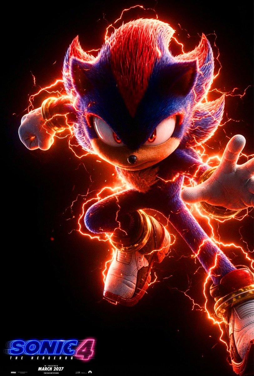 superdavez_3209's tweet photo. Did you really think He was gone? Only mission is to help Team Sonic and find more of his past. 🖤❤️

#SonicMovie4 • March 19, 2027
💙🩷💛❤️🖤

[Poster by: Me] ❤️❤️❤️ https://t.co/20e52FjKwF
