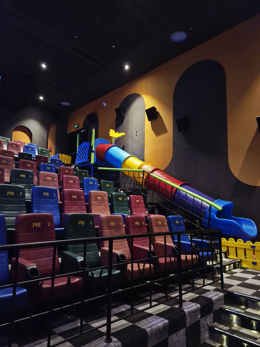 YKhan96's tweet photo. #ToyStory5 is pure #Disney × #Pixar magic from beginning to end 😍
Introducing the magic of #ToyStory on the flat aspect ratio screen to my niece and nephew in their favorite kid-friendly auditorium #Playhouse at #PVRCinemas, Lakeshore Mall, #Hyderabad. https://t.co/8yep9Bqsz9