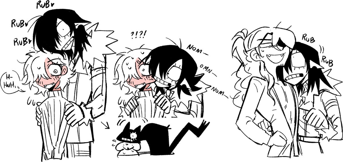 Gamberzzz's tweet photo. cat-like behaviour #oc https://t.co/aUEpZQVScA