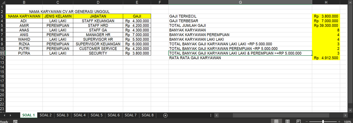 hrdgenz's tweet photo. halo guys, buat yang mau belajar excel ini aku ada soal latihan excel yang kalian bisa download buat latihan durumah ya. silahkan di download. aku udah open akses di gdrive

link: https://t.co/U0id6ngtLE https://t.co/HuFoox2QZ0