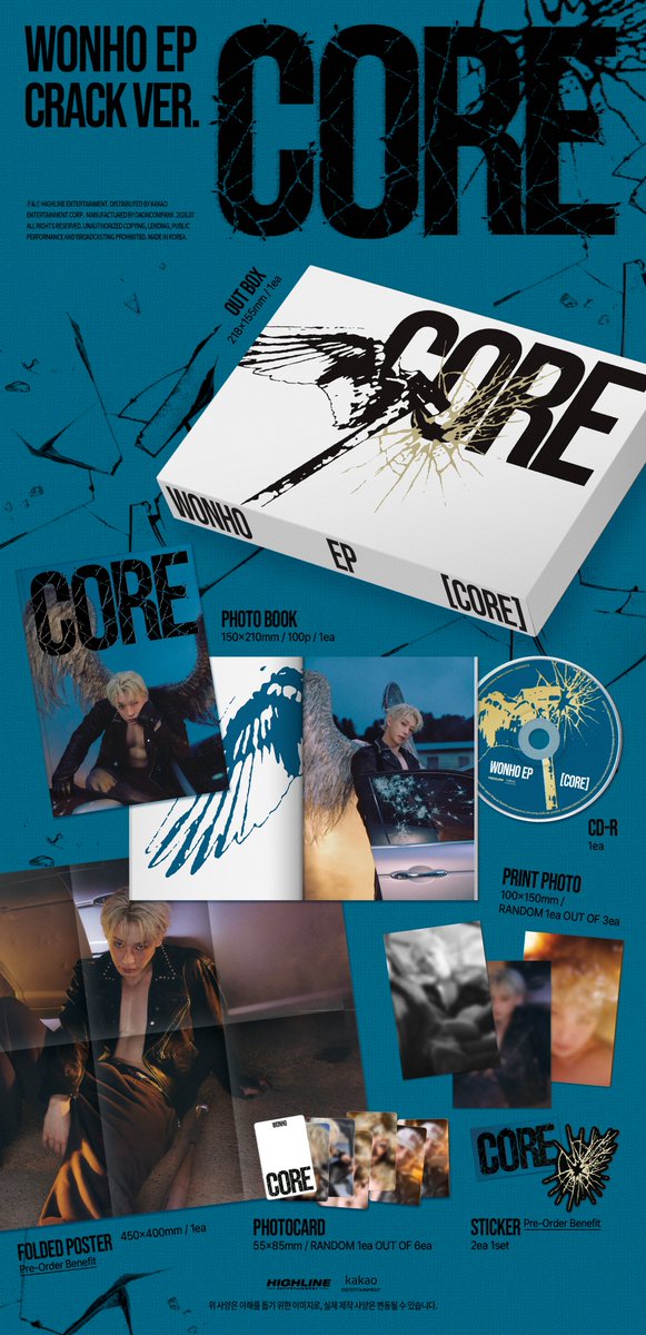 official__wonho's tweet photo. [📢] 
WONHO EP [CORE] 
예약 판매 상세 이미지 안내

▶ https://t.co/yEx14EaSEy

#WONHO #원호
#CORE https://t.co/6arAnEs4sw