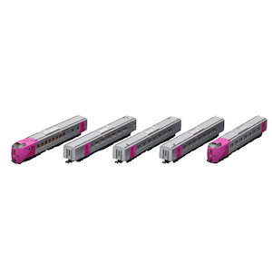 joshintrain's tweet photo. 🚃 #鉄道模型 情報 🚃

#トミックス Nゲージ JR #キハ261 5000系特急ディーゼルカー（#はまなす）セット(5両)【再生産】
🔗https://t.co/gEh4lXHymk

従来と異なる、屋根上ビード形状や繋ぎ目が窓下のみとなった側面、ビードがついた妻面など7次車に準じた車体を再現。 https://t.co/7rSL3hNpTu