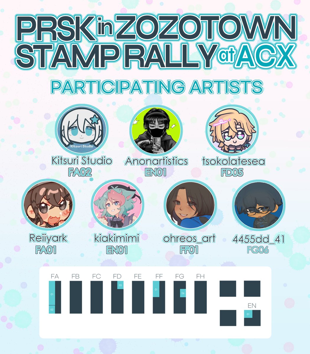4455dd_41's tweet photo. [💙RTs]

Hello!! We're hosting a Project Sekai x ZOZOTOWN Stamp Rally at #ACX2026! 

20 merch bundles in total, limited to 10 winners per day!

see you this weekend !! 🔭

#FanfairAtACX2026 https://t.co/uL8bgDyiQr