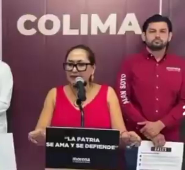 rthur013's tweet photo. “Todos aquel que no estén felices en este país, deberían retirarse de este país”

* La dirigente de Morena en Colima, Mitsuko Márquez https://t.co/7V9pPzsYbr