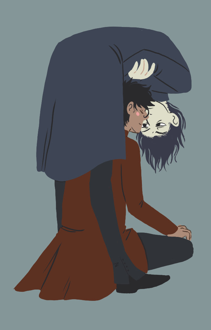 uirukii's tweet photo. I did a lot of these dueling doodles and wanted to experiment with flat colors but without lineart. I have about 50 of these, so expect more 

Part 1

#severussnape #harrypotter https://t.co/ogsu1D2Lno
