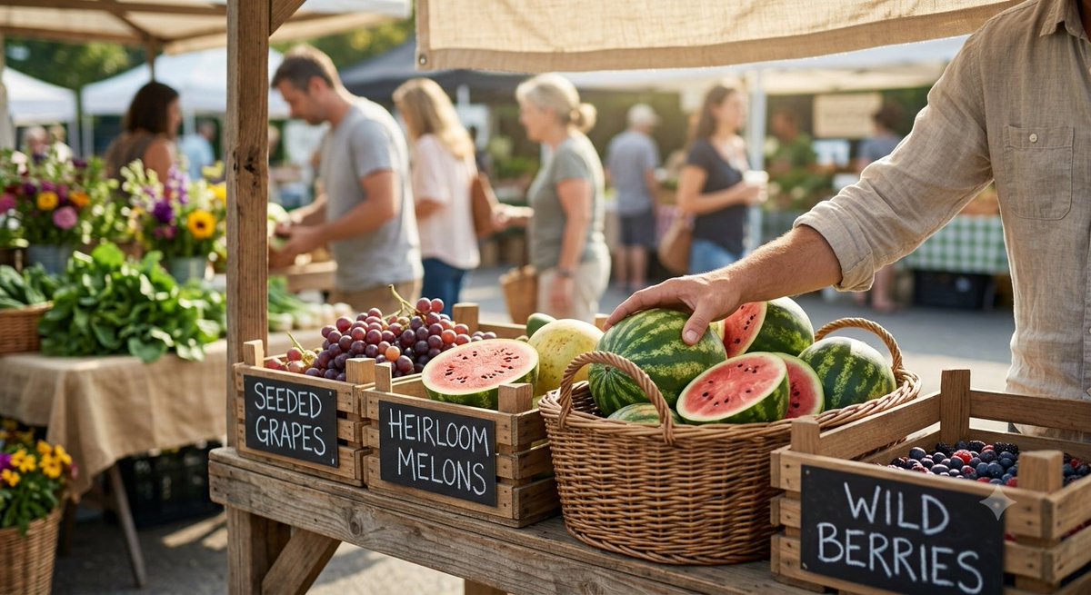 Resurgelife's tweet photo. Choose nature, exactly as it was intended. Step away from seedless varieties and reconnect with real, vital nutrition you can find true, seeded fruits at your local farmers market. https://t.co/o0N17EjVAD