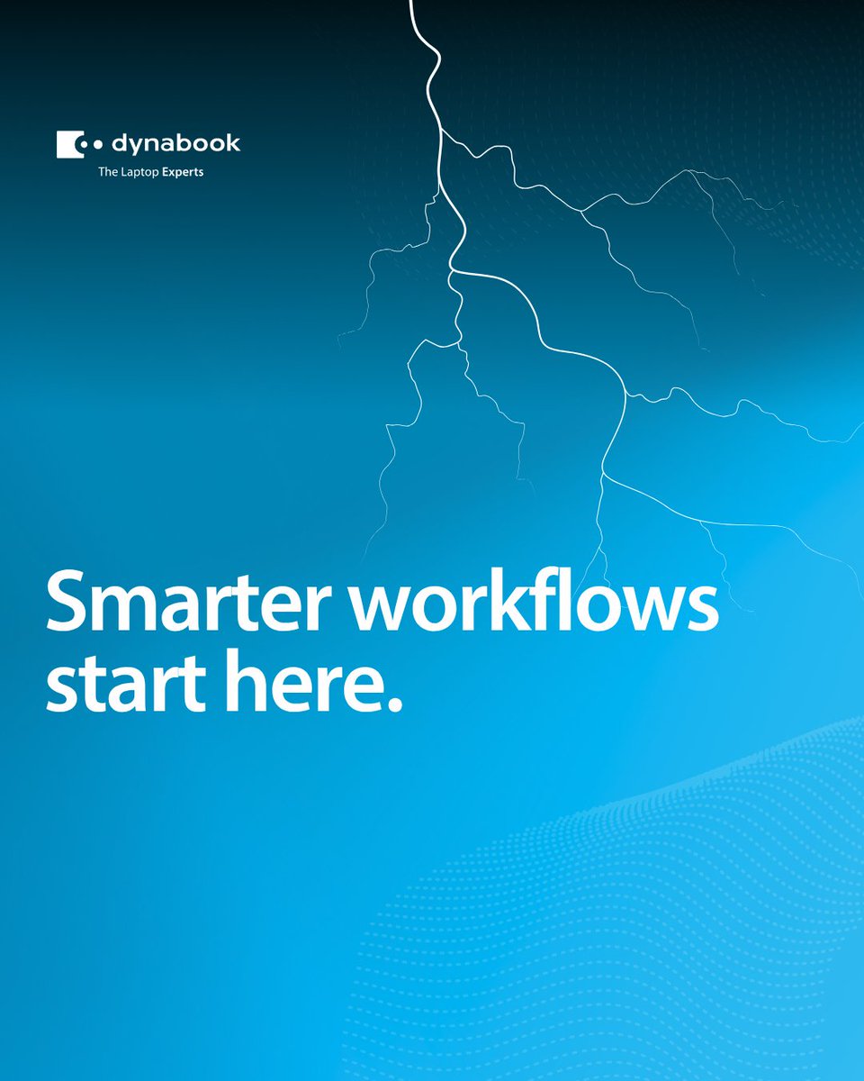 DynabookANZ's tweet photo. The best workflows aren't built in a strategy session. They're built in the moments between them.
Where does technology make the biggest difference in your workday?
#DynabookANZ #TheLaptopExperts #BusinessLaptop #SmartWorkflow #HybridWork #EnterpriseIT https://t.co/ylCDu6pRjw