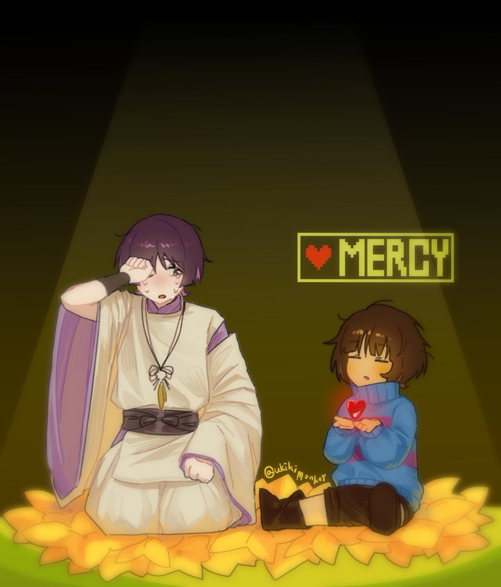 ukiki_monkey__'s tweet photo. What if...
#kabukimono #frisk #GenshinImpact #undertale https://t.co/QtEHvdZZPa