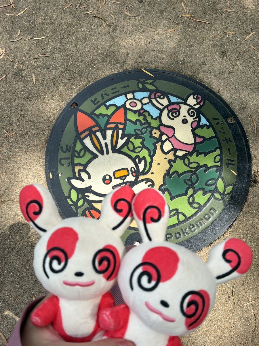 game_hamham2's tweet photo. 死ぬまでに絶対行きたい場所行ってきました
#パッチール
#spinda
#ぬい活
#ポケモンfit https://t.co/HmHkZSSYMy
