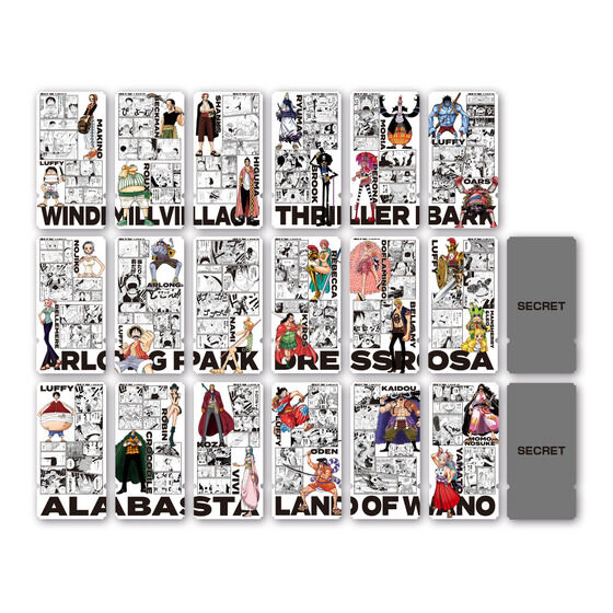 チケットライクコレクション ONE PIECE 8月24日発売予定 165円
