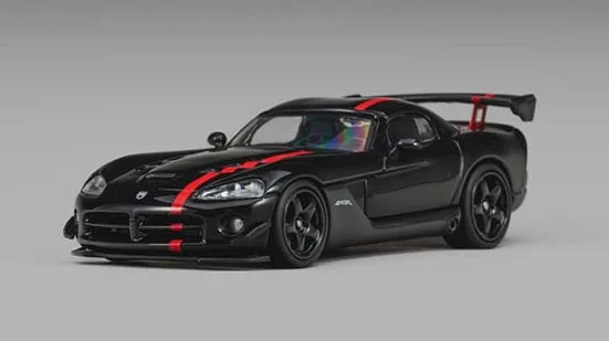 hobbysearch_mc's tweet photo. 【ミニカー予約開始】CM MODEL(CMモデル)
1/64 Dodge バイパー ACR(ZBII) 
▼ブラック/レッドストライプ
https://t.co/AgFmPVhkcf
▼ブラック/レッド
https://t.co/QdvZi8LohB
ダッジバイパーのサーキット走行向けモデル ACRが1/64で登場！
#バイパー #DodgeViper #ViperACR https://t.co/teNEkV4Wv3