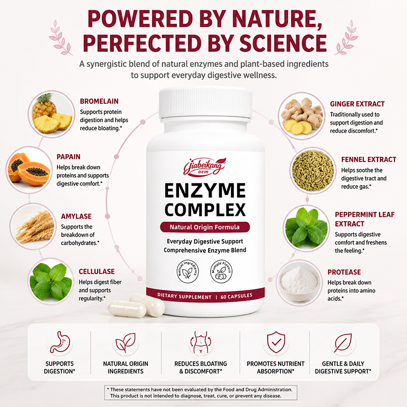 jiabeikang1's tweet photo. Launch your digestive wellness product line with a trusted OEM ODM Digestive Enzymes Supplements Manufacturer.
✔ Custom formulas
✔ Private label solutions
✔ Quality manufacturing
✔ Multiple dosage forms
Create high-quality digestive enzyme supplements for your brand today. https://t.co/Oe003ppXNu
