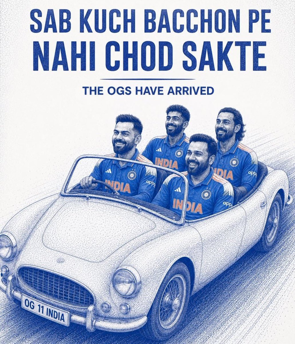 Cricket__God's tweet photo. The OG's are back for the ODIs. 💙🤩 https://t.co/KY9GeeZyGj