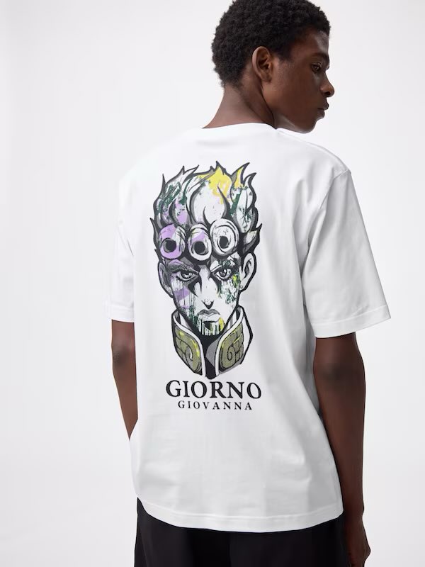 グラフィックT ジョジョの奇妙な冒険5 カラー: 00 WHITE ￼ ¥1,490 7月