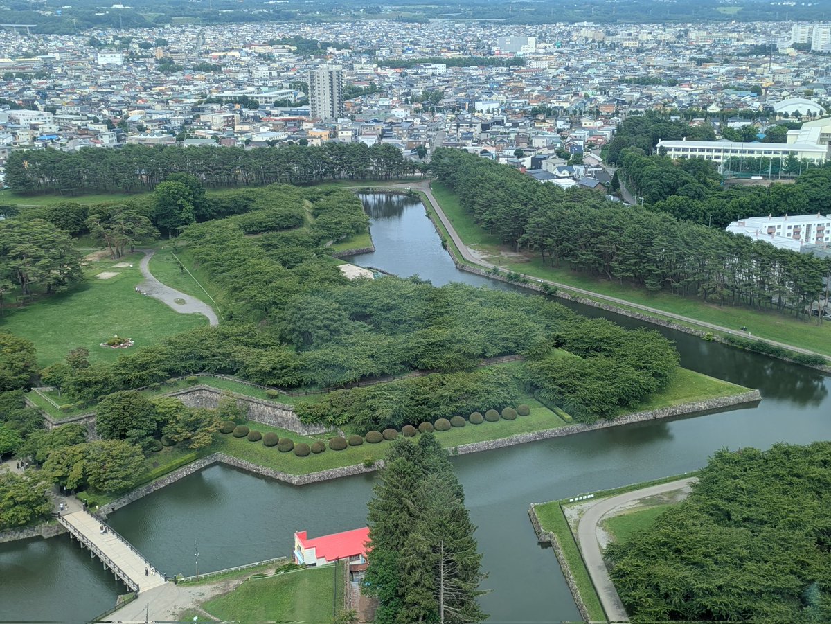 sk13sin's tweet photo. 五稜郭タワー上った https://t.co/gEbm89wUiO