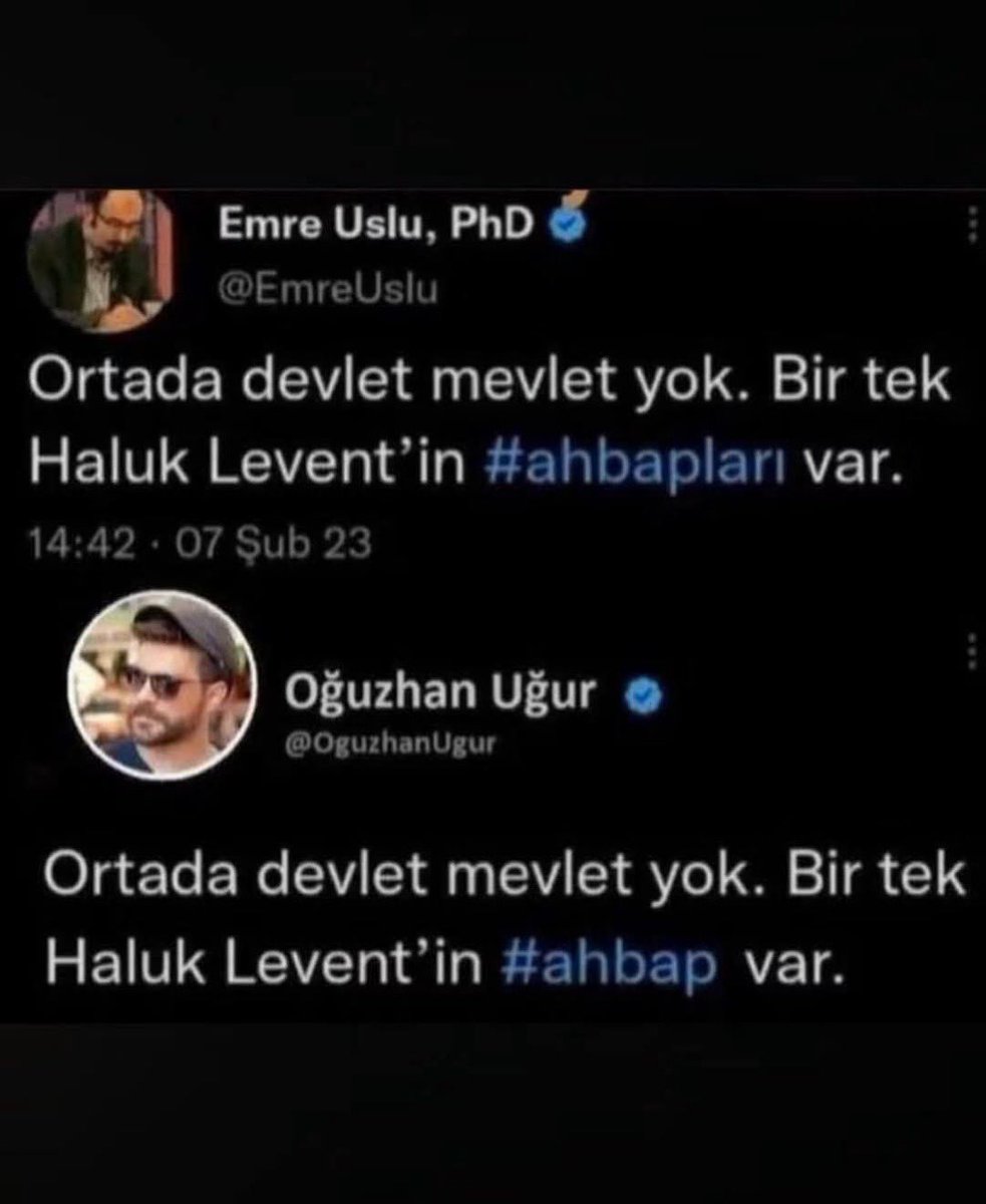 fatihtezcan's tweet photo. Soru gibi soru: Ahbap’ı savunanlar, reklamını yapanlar ne olacak? Devlet yok Ahbap var diyenler ne olacak? Devlet güvenmeyin paranızı Tayyibe vermeyin diye diye sazanları Ahbap’a yönlendirenler ne olacak? https://t.co/XUjNHfj95l