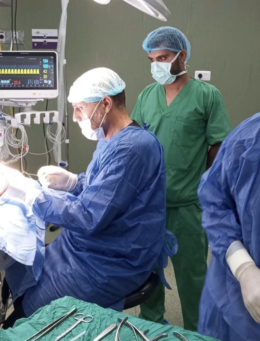 a_abdulruhman's tweet photo. In Gaza, Dr Hisham Abu Hada successfully removed a bullet from the brain of a one-year-old child.

What happened may seem like a miracle, but it is the result of doctors continuing to save lives within a healthcare system exhausted by siege, destruction, and the absence of even the most basic equipment.

Gaza’s doctors do not lack skill or courage. They lack the machines, medicines, and tools that could give many more patients another chance at life.

These doctors deserve more than our admiration. They deserve real and sustained support.