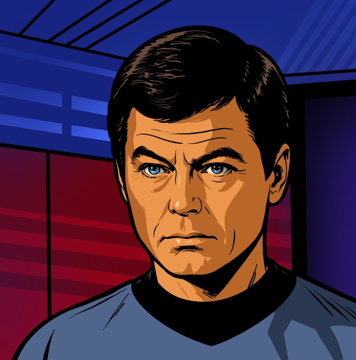 OliverKuhlmann1's tweet photo. #startrek #mccoy #fanart #digitalart https://t.co/0K60yRIr9I