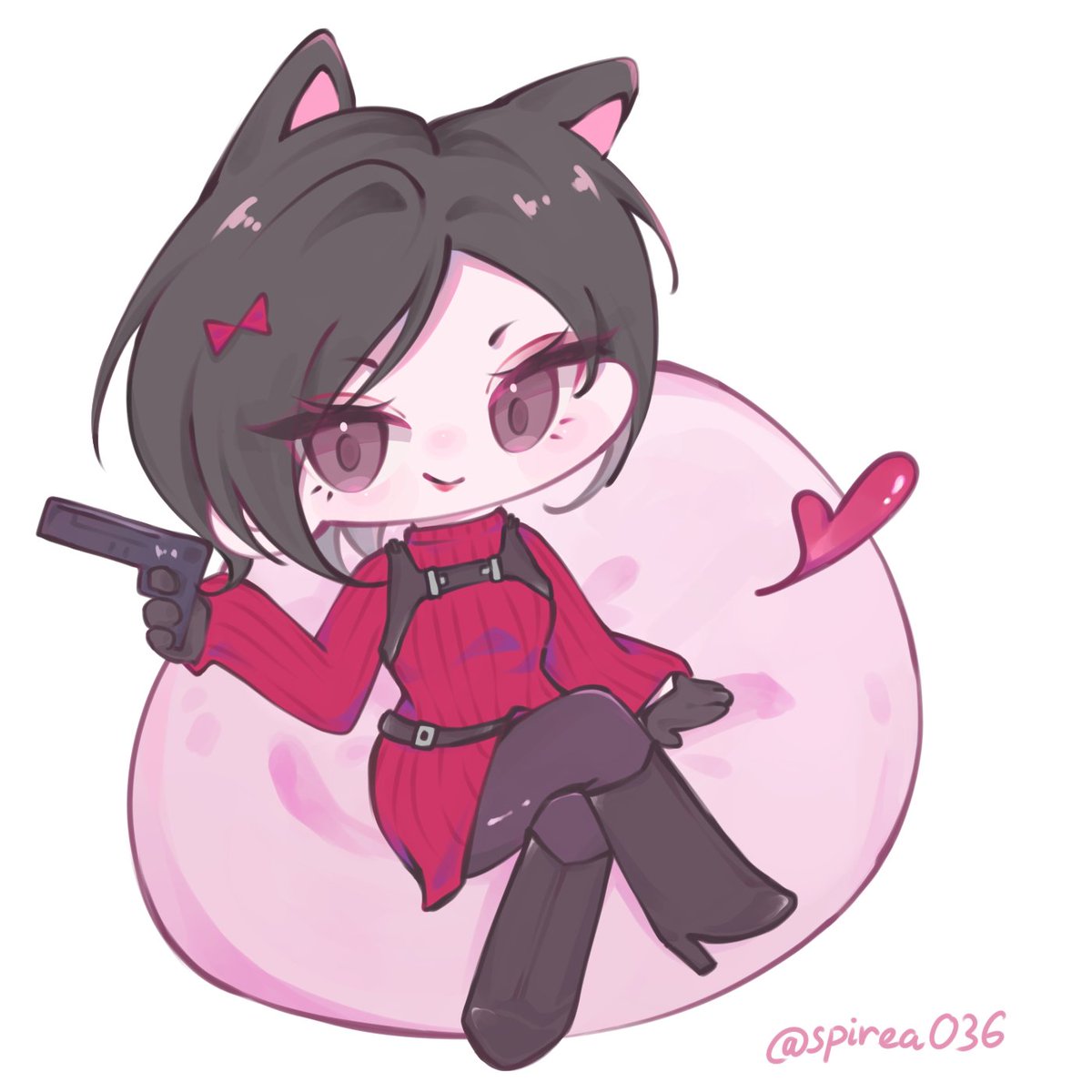spirea036's tweet photo. Ada Wong art for my friend ♥️🐈‍⬛
#ResidentEvilㅤ #residentevilfanart  #adawong https://t.co/olpksKEcB2