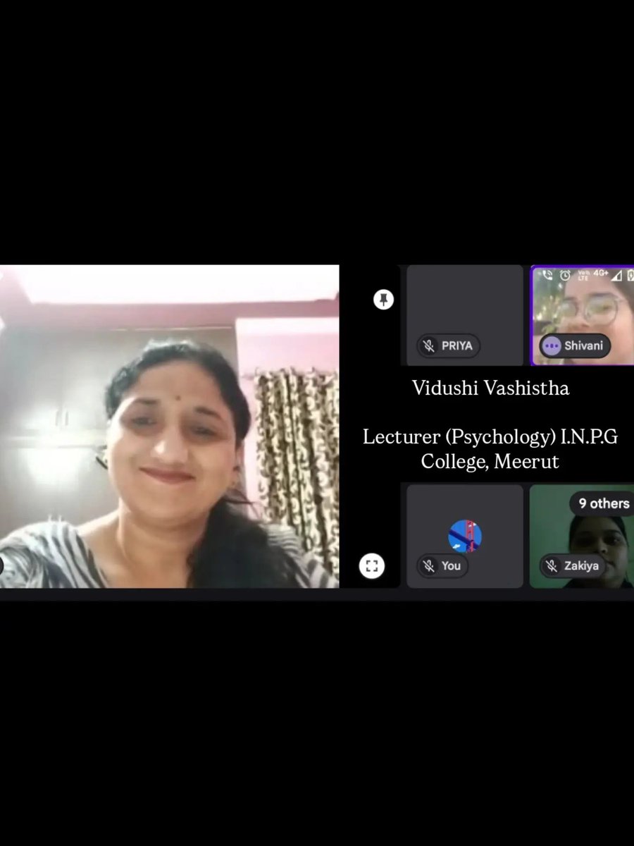 mhm_india's tweet photo. Webinar Highlights | Childhood Memories: The Foundation of Our Psychological Identity

Thank you to everyone who joined us for an insightful session.

Special thanks to Vidushi Vashishtha, Lecturer (Psychology), I.N.P.G. College, Meerut, for sharing her valuable insights. https://t.co/0FKJTkknzE