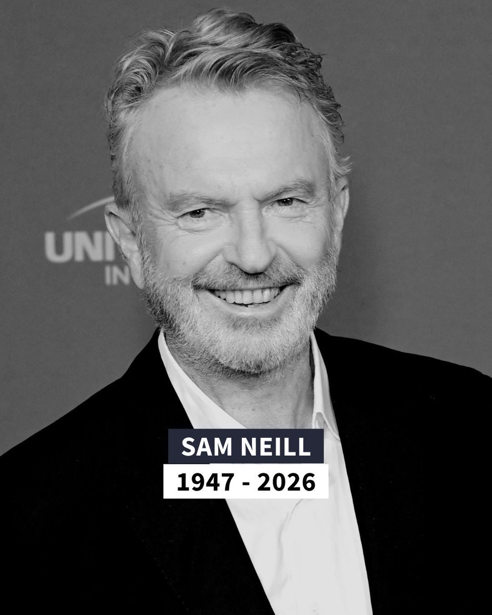 AraknideFR's tweet photo. L’acteur Sam Neill, notamment connu pour son rôle du Dr Alan Grant dans la saga 'Jurassic Park', est décédé à l’âge de 78 ans. https://t.co/jNbHhHFLs7