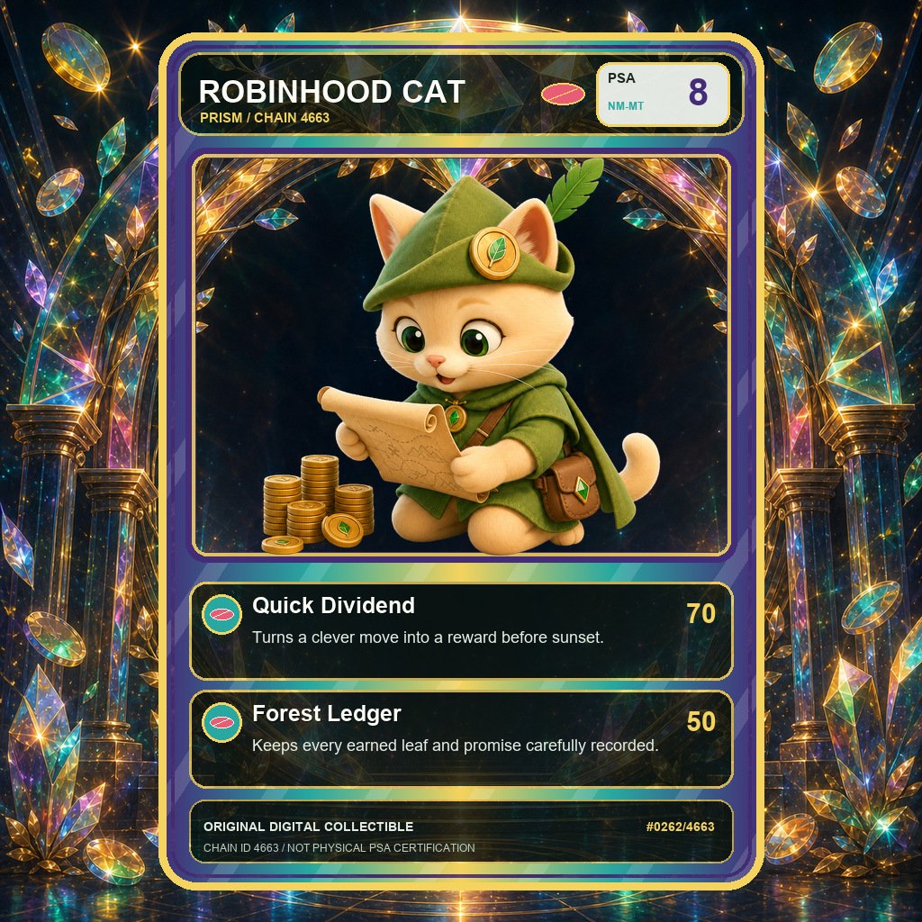 ROBINHOOD CAT CARD tweet media