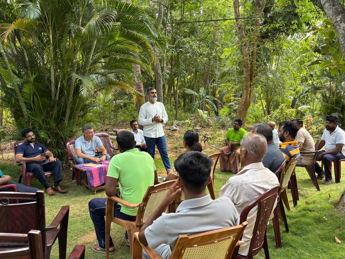 Nilushana's tweet photo. It was a privilege to complete my first field mission with the @IFC_org, a member of the The @WorldBankGroup, from 6–10 July, supporting Alliance Finance Company PLC in strengthening Climate Smart Agriculture (CSA) financing in Sri Lanka.

This advisory engagement aims to help AFC identify new opportunities for expanding its agricultural finance portfolio while strengthening its risk management framework for climate smart agriculture. Through this partnership, IFC is supporting AFC to better understand agricultural value chains, financing needs, climate risks, and investment opportunities, ultimately contributing to the design of more resilient, inclusive, and commercially viable agricultural financing solutions.

As part of the mission, we conducted deep dives into the coconut and chili/vegetable value chains, engaging with farmer clusters in Dambadeniya and Inamaluwa, as well as traders, processors, exporters, and leading agri-input and technology providers. These discussions provided valuable insights into production systems, value chain dynamics, market linkages, financing constraints, technology adoption, and opportunities for scaling climate smart agriculture.

The next phase of the engagement will focus on translating these field insights into practical recommendations for AFC, including strengthening agricultural lending processes, developing climate smart financing solutions, identifying strategic partnerships, and enhancing risk assessment models that better reflect the realities of Sri Lanka’s agricultural sector.

This experience was a valuable reminder that sustainable agricultural finance is built not only on sound financial products, but also on a deep understanding of value chains, trusted partnerships, and the realities faced by farmers and agribusinesses on the ground.

#IFC #WorldBankGroup #AllianceFinance #ClimateSmartAgriculture #AgriculturalFinance #ClimateFinance #ValueChains #Agribusiness #SustainableFinance #SriLanka #FoodSystems #RuralDevelopment #Partnerships