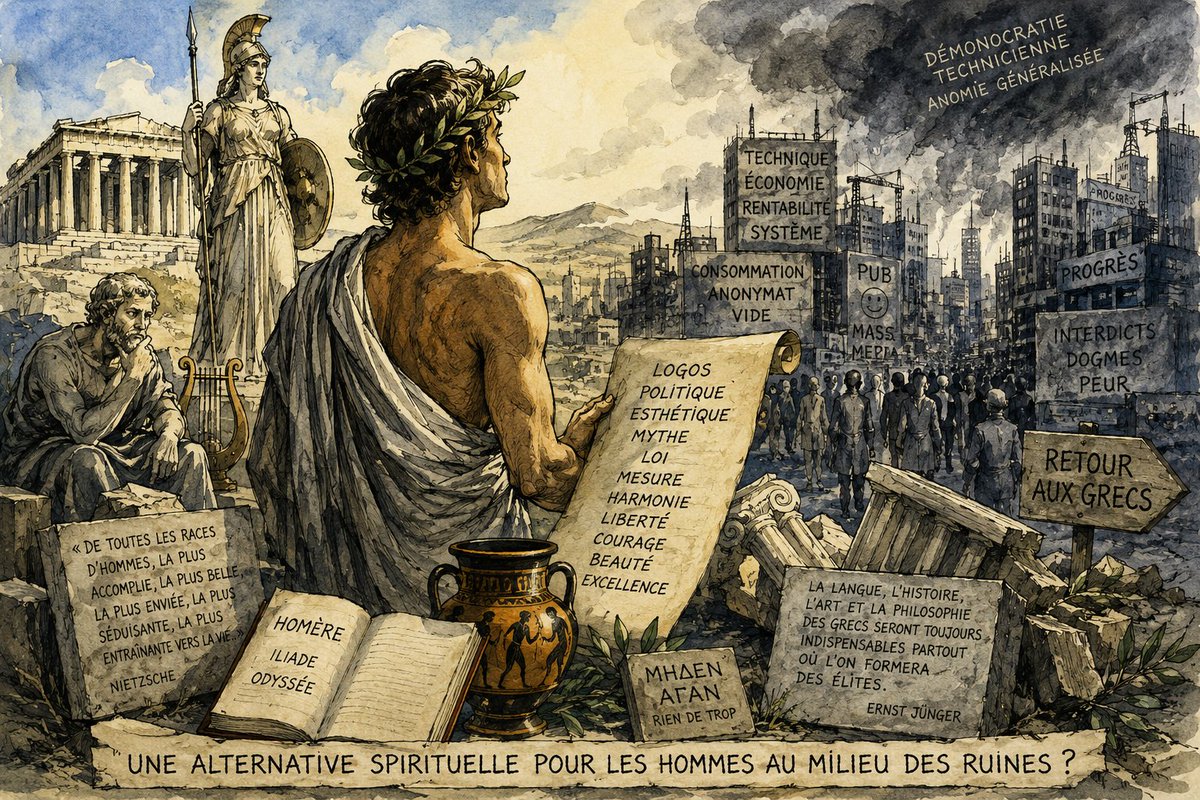 ArthurSapaudia's tweet photo. ♾ Le retour aux Grecs
👉https://t.co/kgj45juwt1
⁉️  UNE ALTERNATIVE POUR LES HOMMES AU MILIEU DES RUINES ? https://t.co/2SKeVaJ6z0